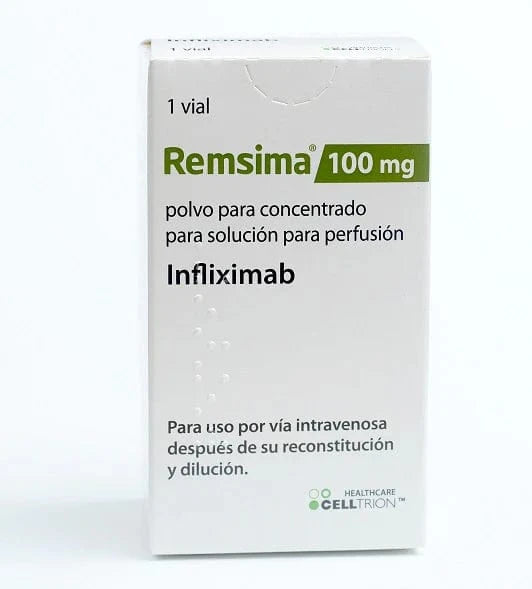 Foto del medicamento Remsima 100 mg inyectable o Infliximab 100 mg inyectable en venta