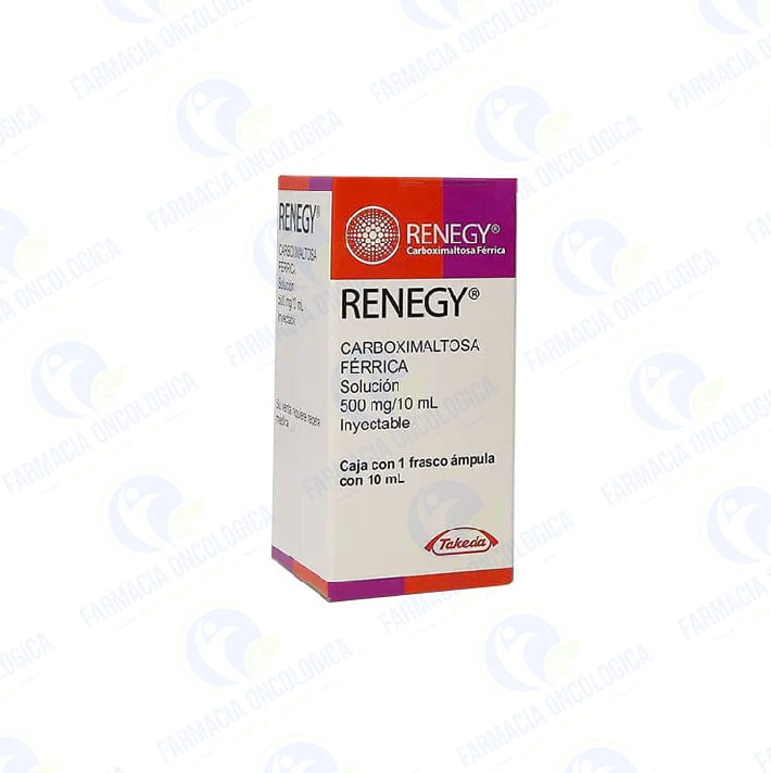 Foto del medicamento Renegy 500 mg solucion inyectable o Carboximaltosa Ferrica 500 mg en venta