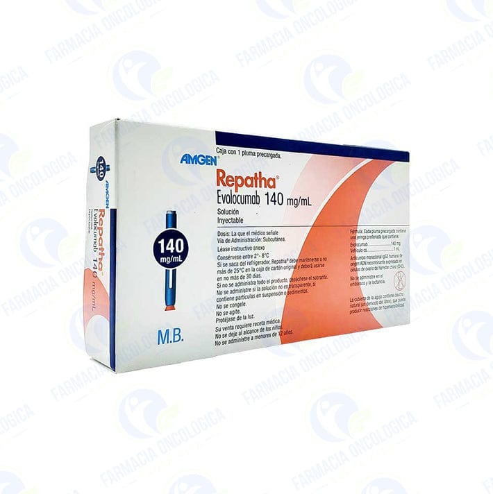 Foto del medicamento Repatha 140 mg solucion inyectable o Evolocumab 140 mg solucion iny en venta