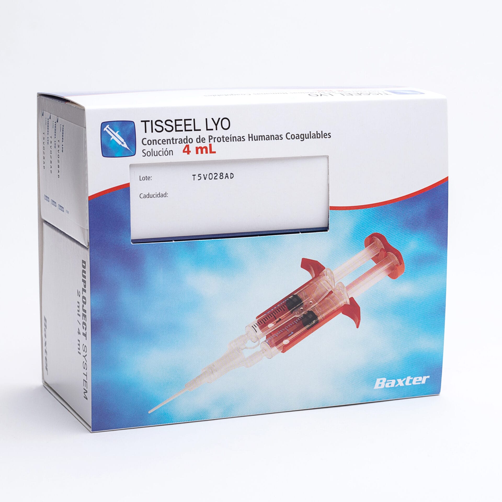 Venta Tisseel Lyo 4mL - Concentrado de Proteinas Humanas Coagulables en Farmacia Oncologica Santa Rita.