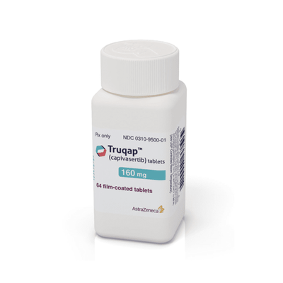 Foto del medicamento Truqap 200 mg con 64 tabletas o Capivasertib 200 mg con 64 tabletas en venta