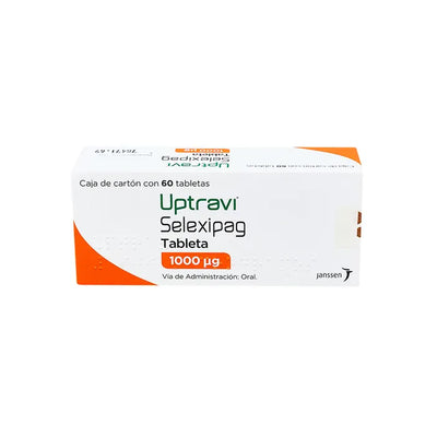 Foto del medicamento Uptravi 1000 mcg con 60 tabletas - Selexipag en venta