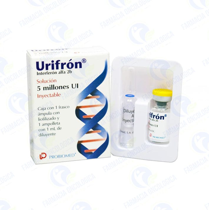 Urifron 5,000,000 ui solucion inyectable - Interferon alfa 2B