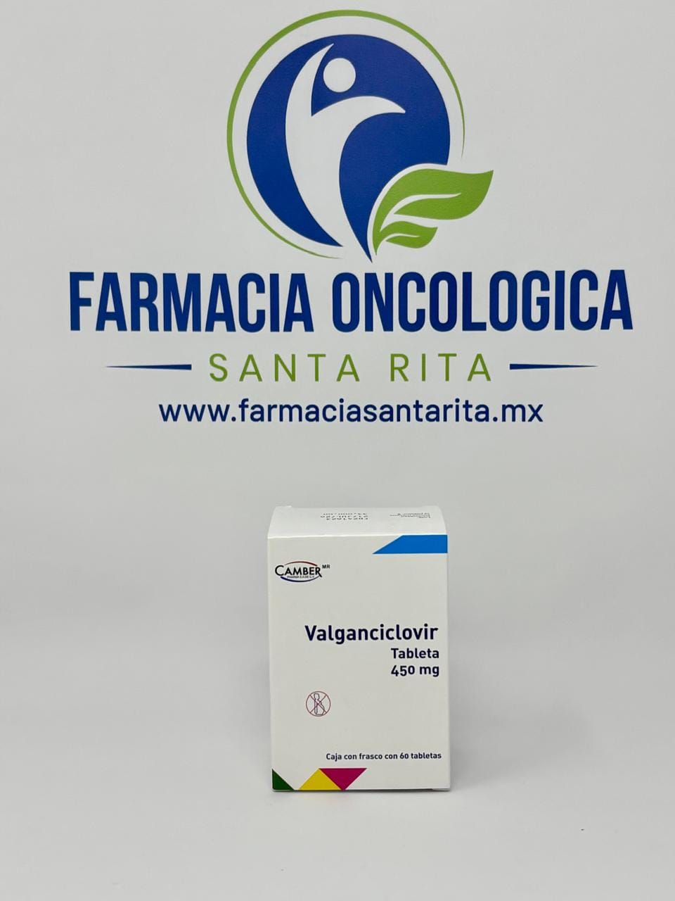 Foto del medicamento Valganciclovir 450 mg con 60 tabletas en venta