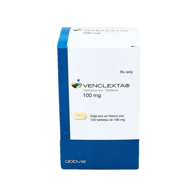 Foto del medicamento Venclexta 100 mg con 120 tabletas o Venetoclax en venta