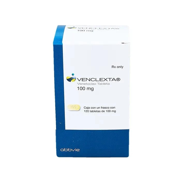 Foto del medicamento Venclexta 100mg con 120 tabletas o Venetoclax - Promo caducidad corta en venta