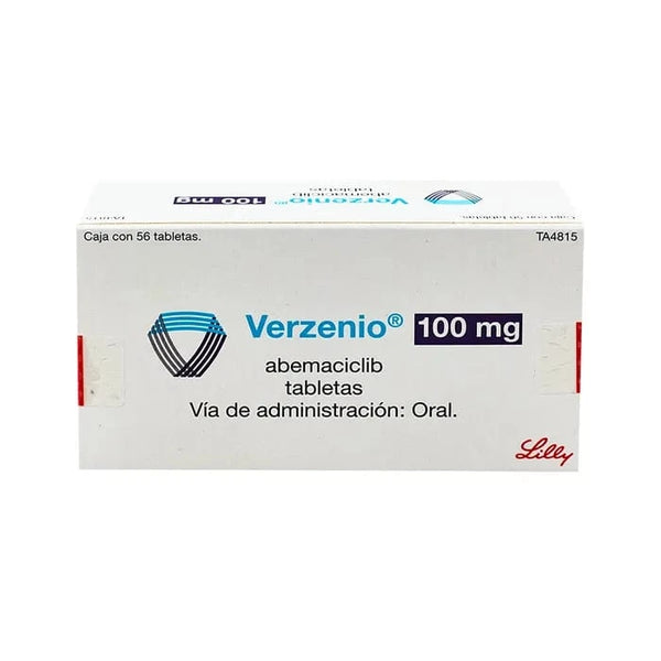 Verzenio 100 mg con 56 tabletas - Abemaciclib 100 mg con 56 tabletas ...