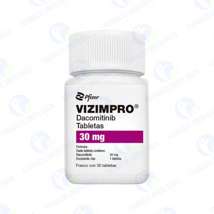 Foto del medicamento Vizimpro 30 mg con 30 tabletas o Dacomitinib 30 mg con 30 tabletas en venta