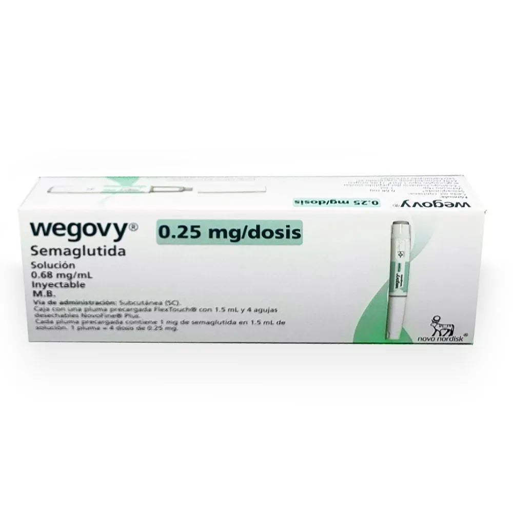 Wegovy dosis 0.25 mg en venta o Semaglutida dosis 0.25 mg en venta