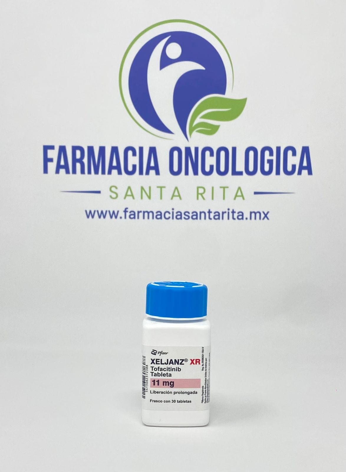 Foto del medicamento Xeljanz XR 11 mg con 30 tabletas o Tofacitinib XR 11 mg con 30 tab en venta