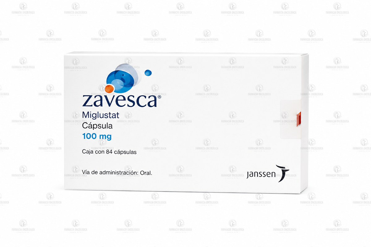 Medicamento Zavesca 100mg en venta en Farmacia Oncologica Santa Rita