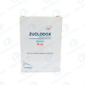 Foto del medicamento Zuclodox 50 mg solucion inyectable o Doxorubicina 50 mg solucion inyectable en venta