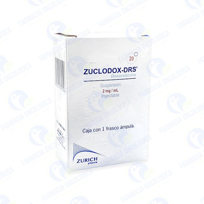 Foto del medicamento Zuclodox DRS 2 mg / mL suspension inyectable o Doxorubicina Liposomal en venta