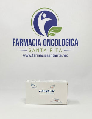 Foto del medicamento Zurimacin 25mg con 90 tabletas o Exemestano 25mg con 90 tabletas en venta