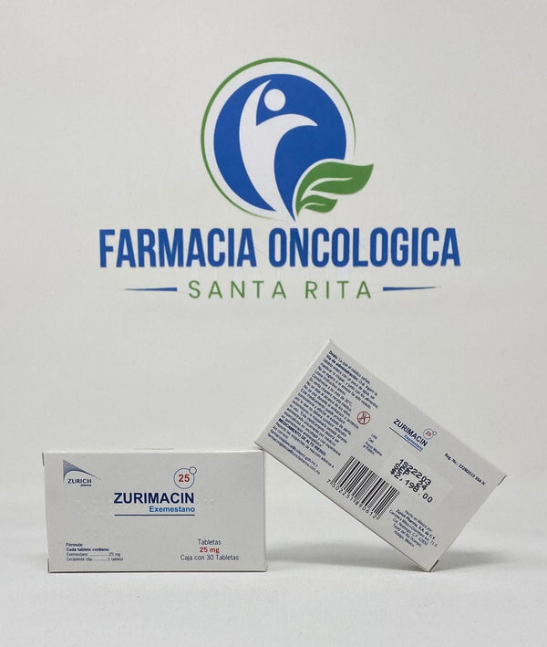 Zurimacin 25mg con 30 tabletas - Exemestano
